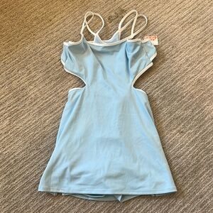 FREE PEOPLE MOVEMENT One More Serve Skortsie Size S Mediterranean Combo